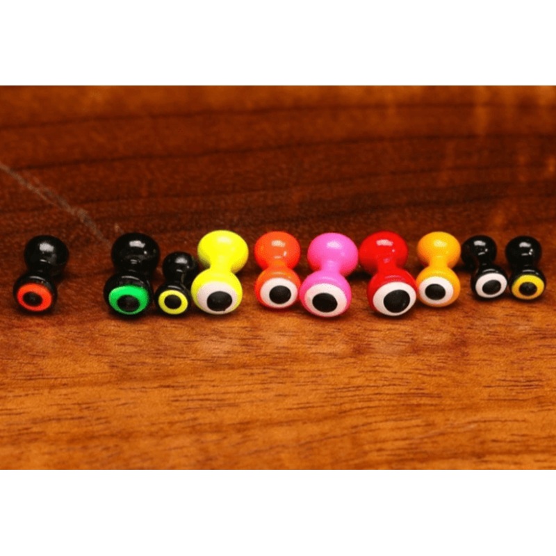 Hareline Double Pupil Brass Eyes