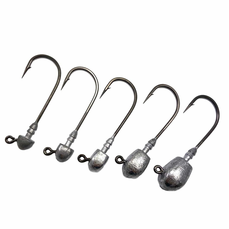 Gravity Tackle Atlas Jigheads –  Black Nickel