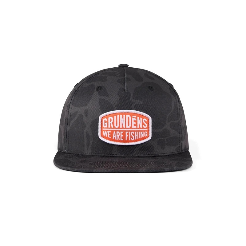Grundens We Are Fishing Camo Trucker