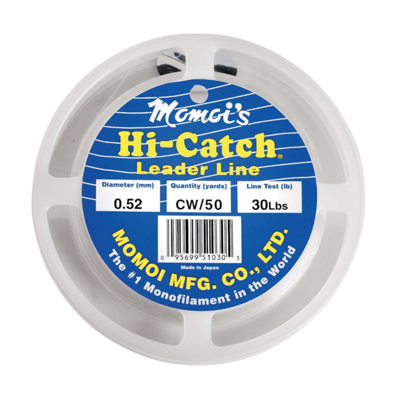 Momoi High Catch Monofilament Leader Material – 50yd
