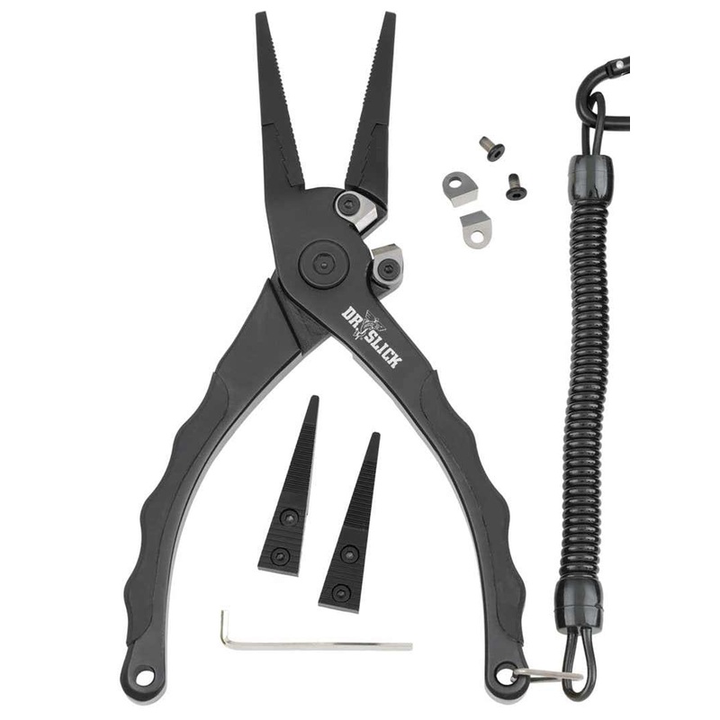 Dr. Slick Squall Pliers w/ Replaceable Cutter and Jaws BLACK