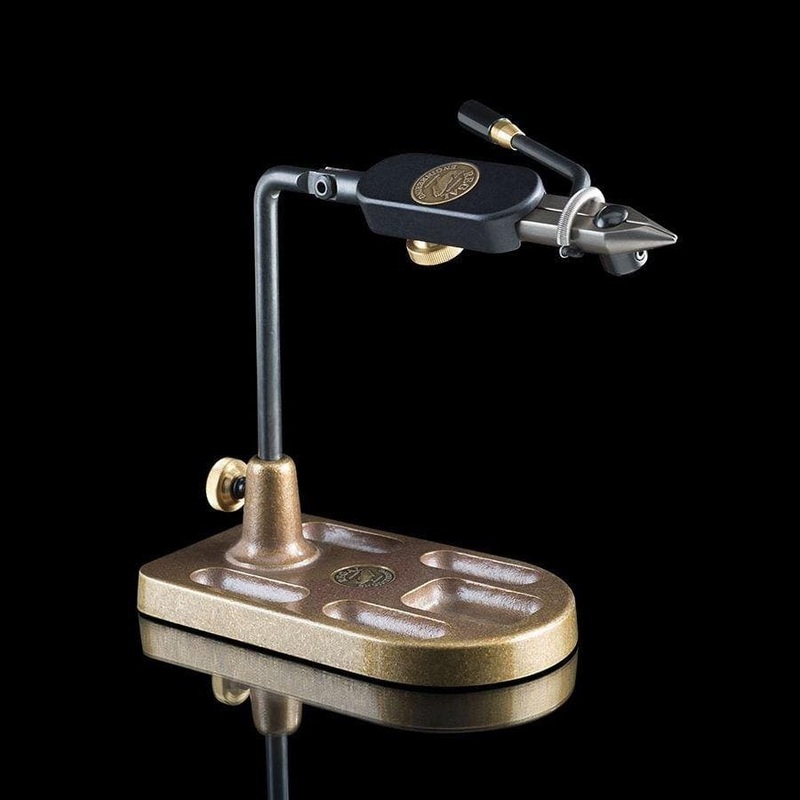 Regal Medallion Fly Tying Vise – Big Game Head – Bronze Pocket Base