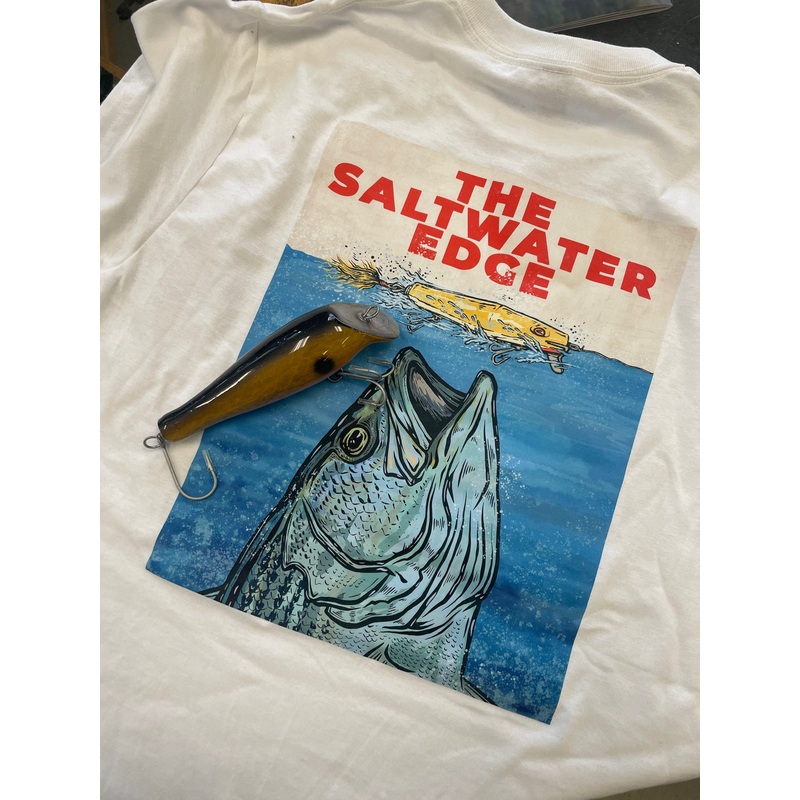 Saltwater Edge Striper Kickoff 2024 T-Shirt