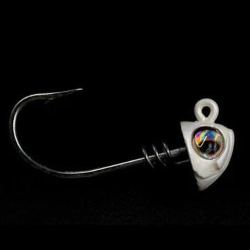 No Live Bait Needed (NLBN) Screwlock Jigheads for 5″ Bait (2 Pack)