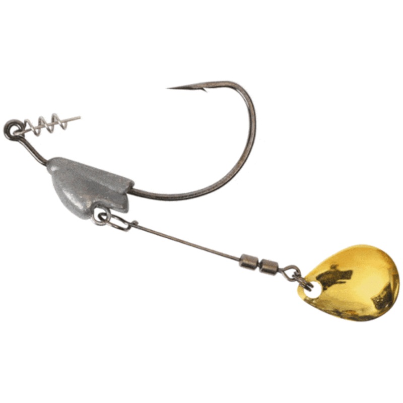 Owner Flashy Swimmer Hooks – Gold Colorado