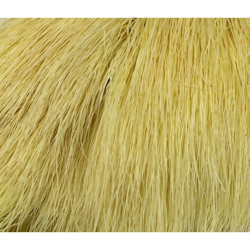 Deer Belly Hair Dyed over White