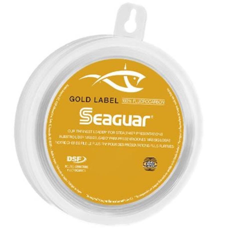 Seaguar Gold Label Fluorocarbon Leader Material – 25yd Spools