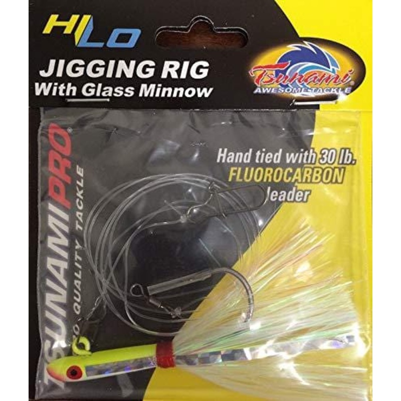 Tsunami Hi-Lo Rig with Glass Minnow Jig