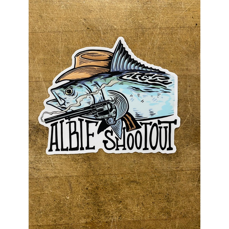 Albie Shootout Sticker
