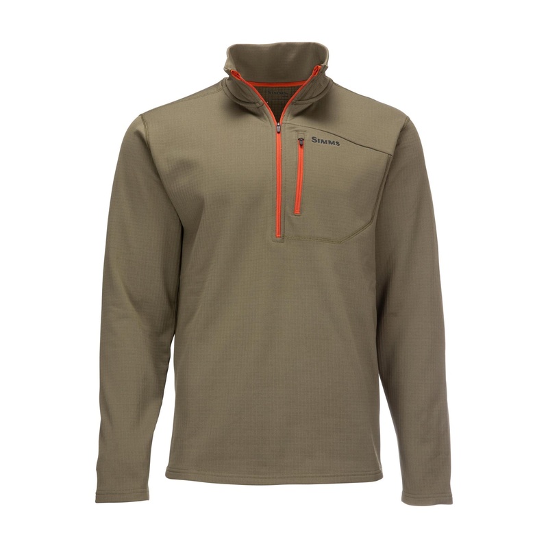 SIMMS THERMAL MIDLAYER 1/4 ZIP TOP