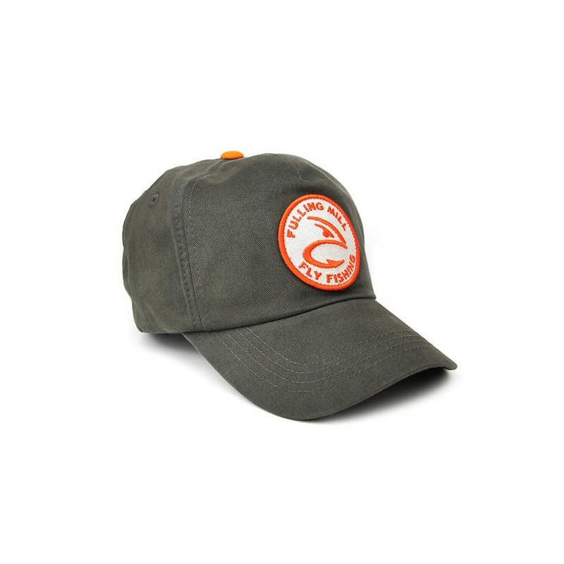 FULLING MILL SNAPBACK HOOK HEAD CAP GRAPHITE & ORANGE