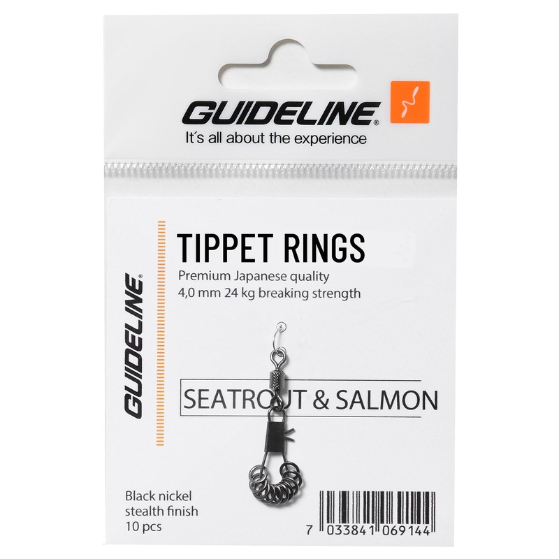 GUIDELINE TIPPET RINGS – 3MM/19KG SEATROUT / STEELHEAD