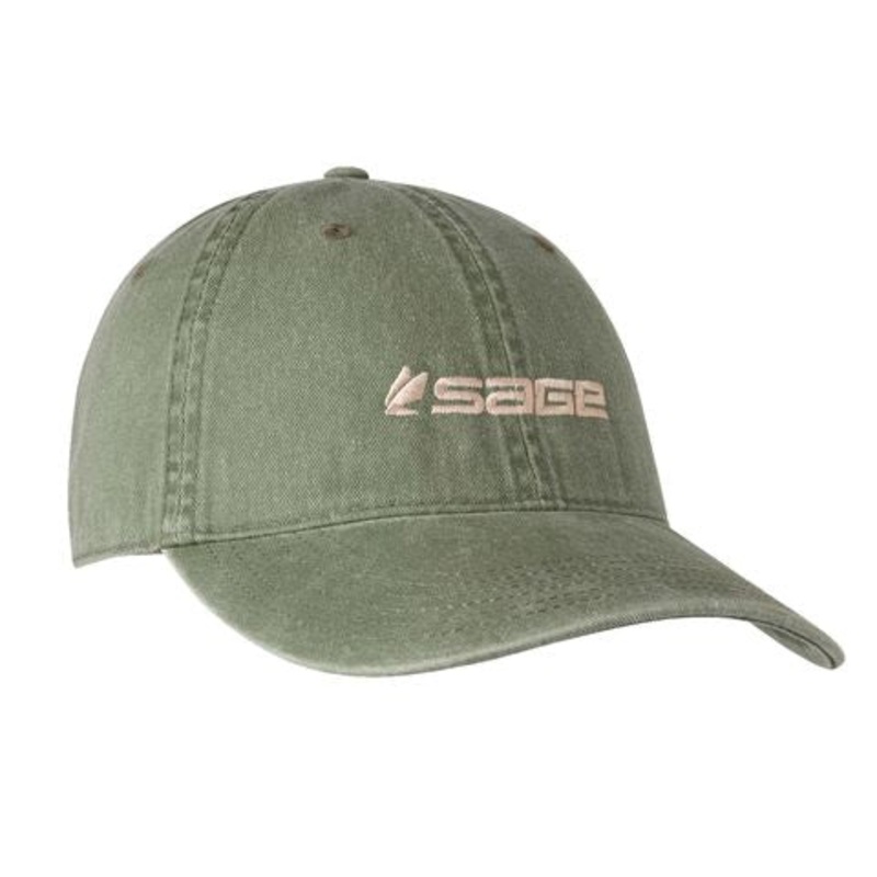SAGE RELAXED LOGO CAP