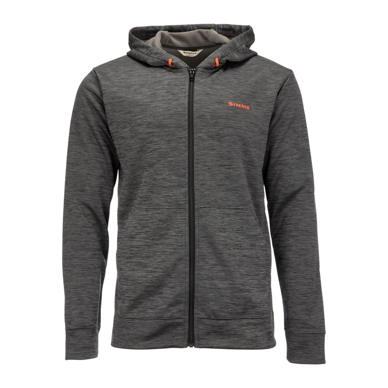 SIMMS CHALLENGER FULL ZIP HOODIE CARBON HEATHER