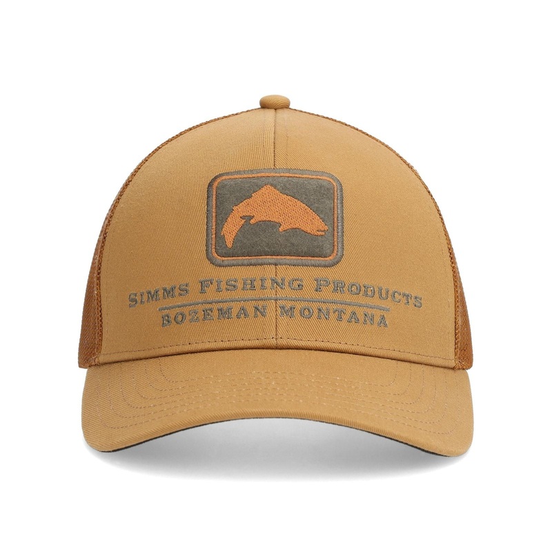 SIMMS DOUBLE HAUL ICON TRUCKER CAP CHESTNUT