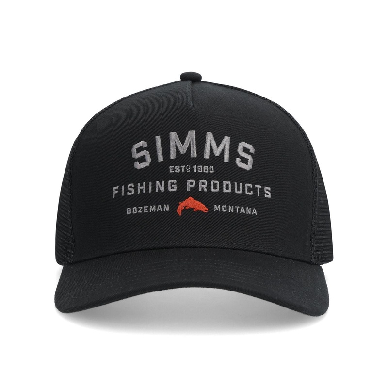 SIMMS DOUBLE HAUL TRUCKER CAP BLACK