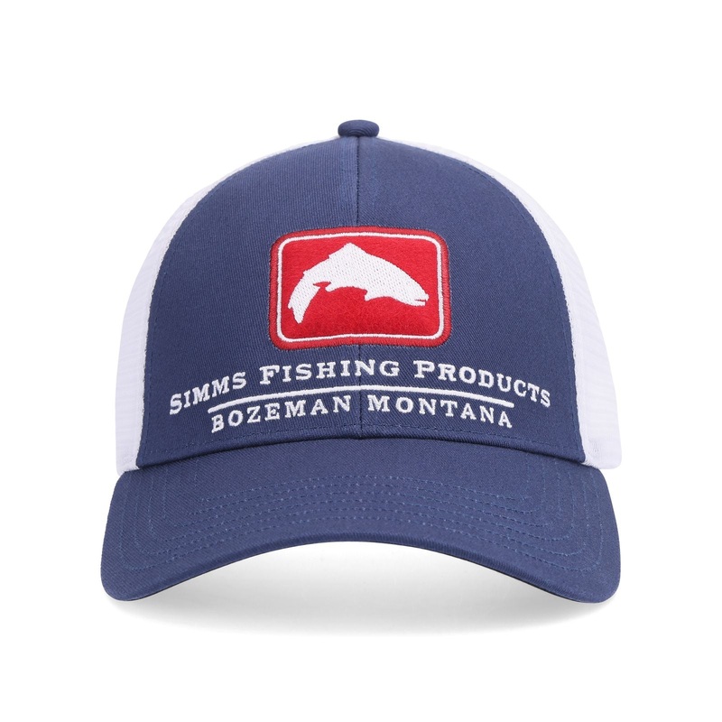 SIMMS TROUT ICON TRUCKER  CAP AMERICANA