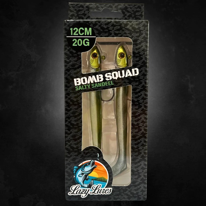LAZY LURES BOMB SQUAD DUO PACK – SALTY SANDEEL/12cm/20g
