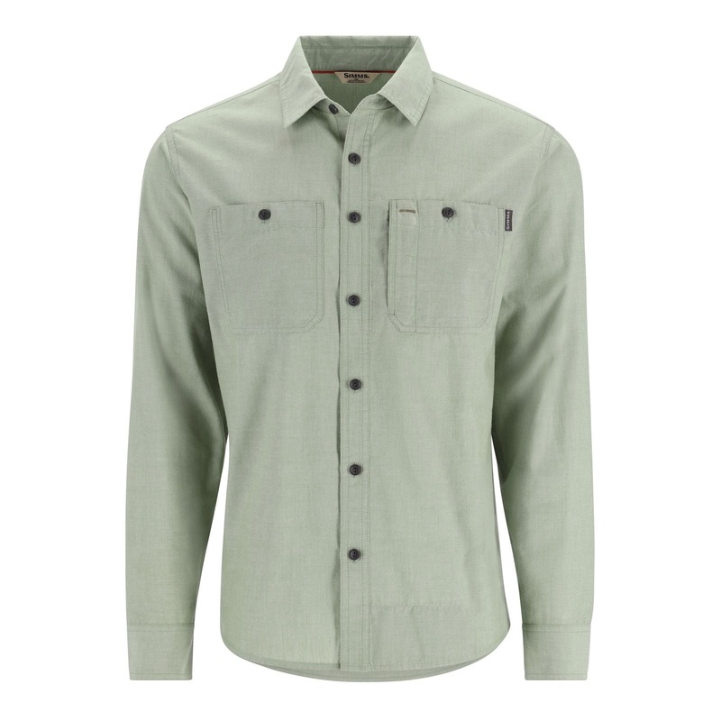 SIMMS CUTBANK CHAMBRAY LS SHIRT FIELD CHAMBRAY