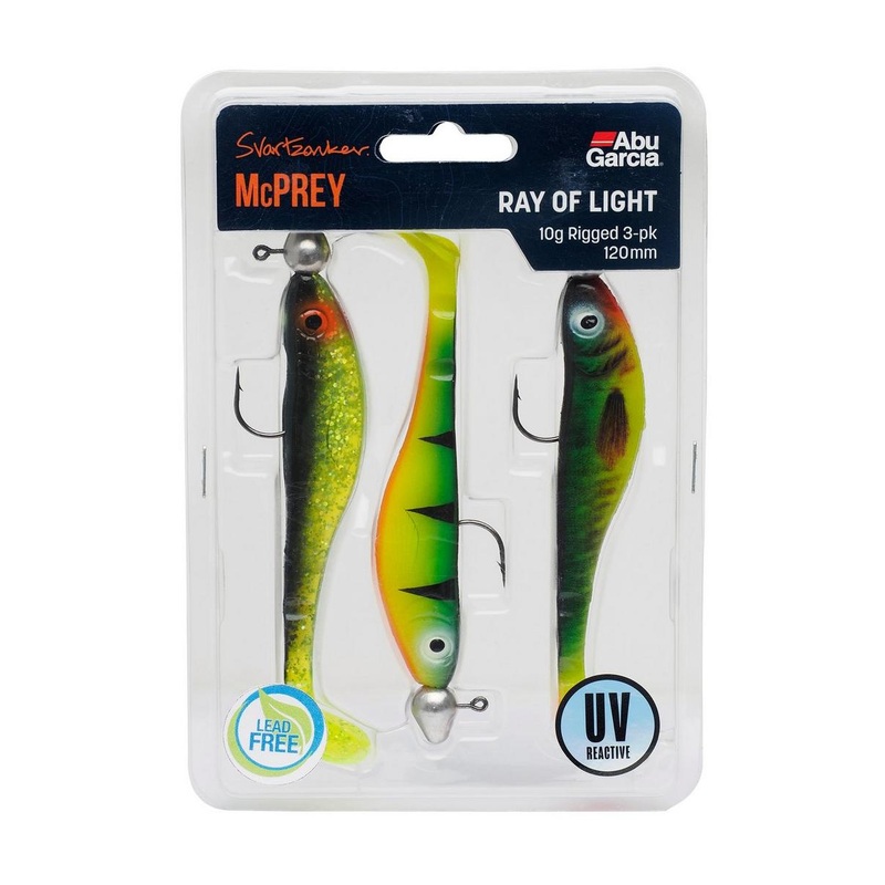 ABU GARCIA SVARTZONKER MCPREY PRERIGGED 3-PACK