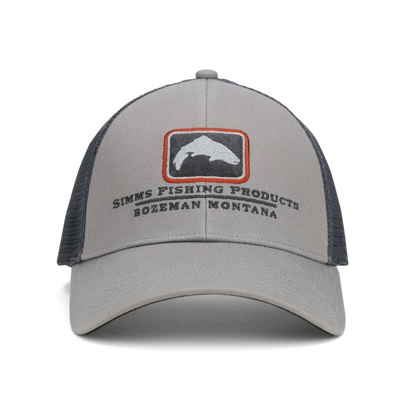 SIMMS TROUT ICON TRUCKER CAP CINDER