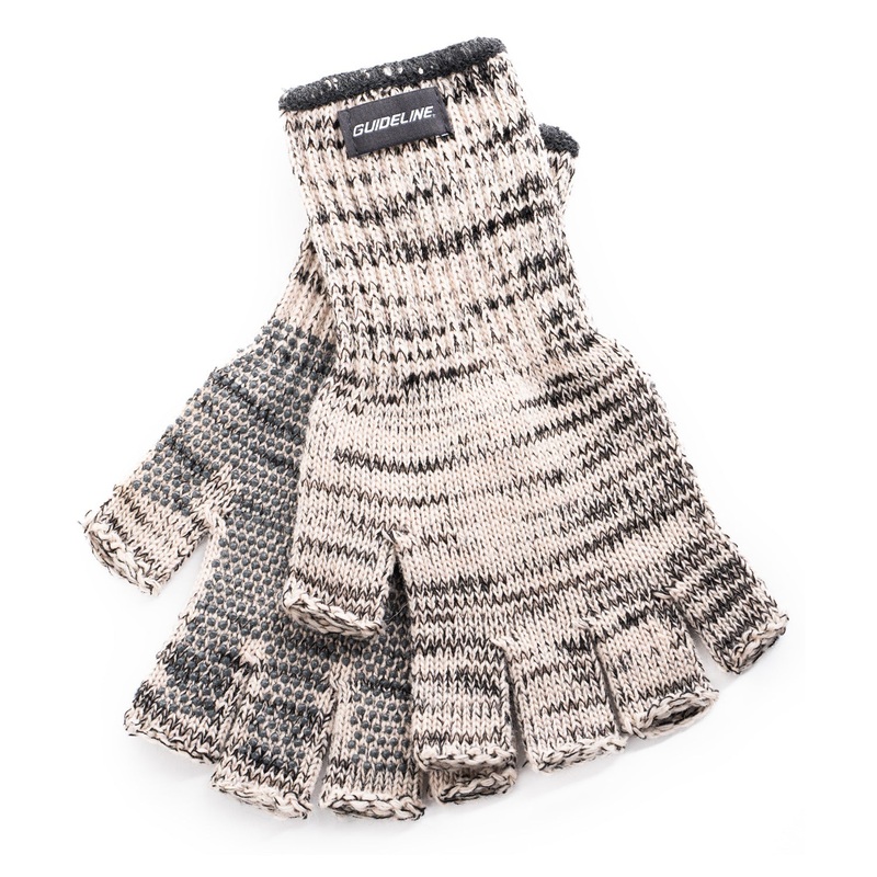GUIDELINE WOOL FINGERLESS GLOVES – GREY TWIST