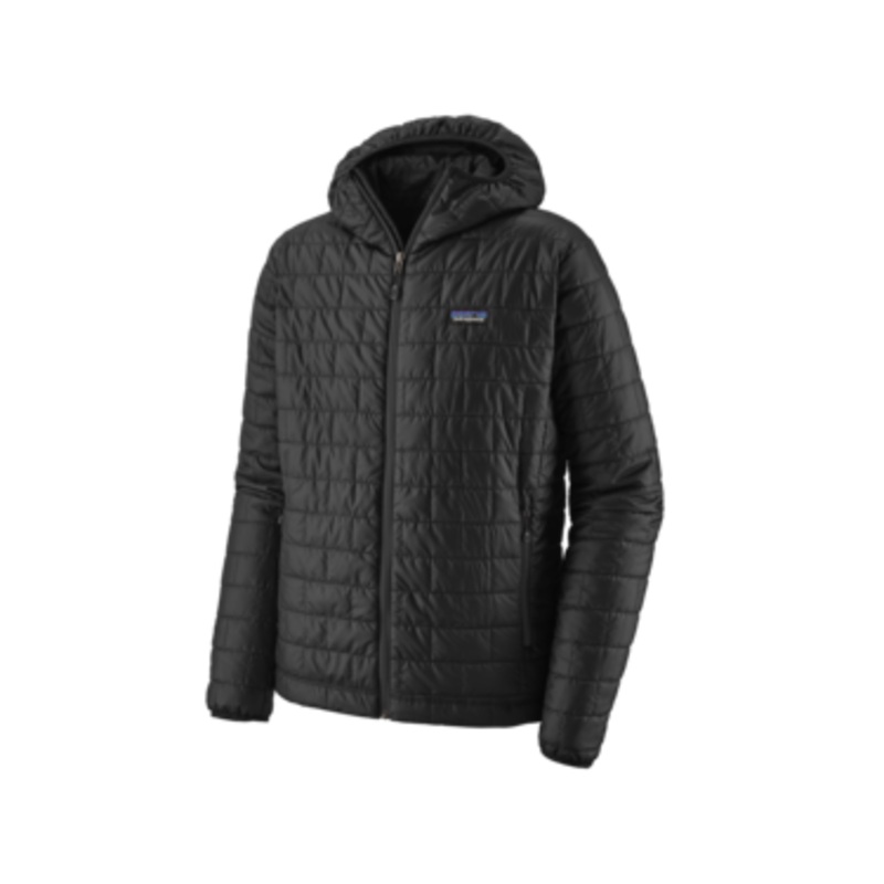 PATAGONIA MENS NANO PUFF HOODY BLACK