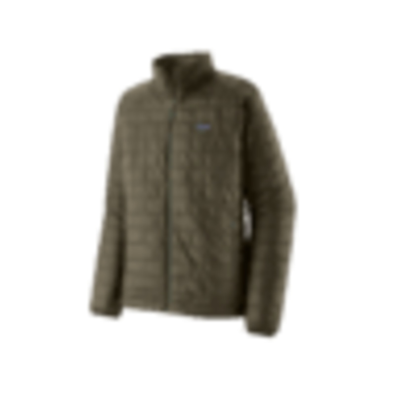 PATAGONIA MENS NANO PUFF JACKET BASIN GREEN w/ TENT GREEN