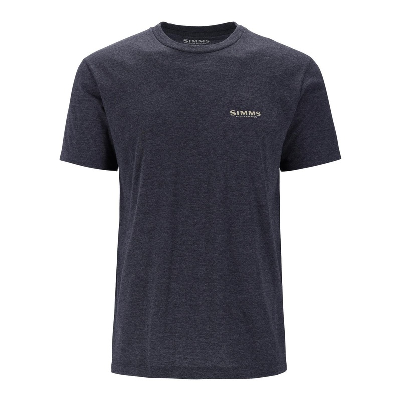 SIMMS CLASSIC TACKLE T-SHIRT NAVY HEATHER
