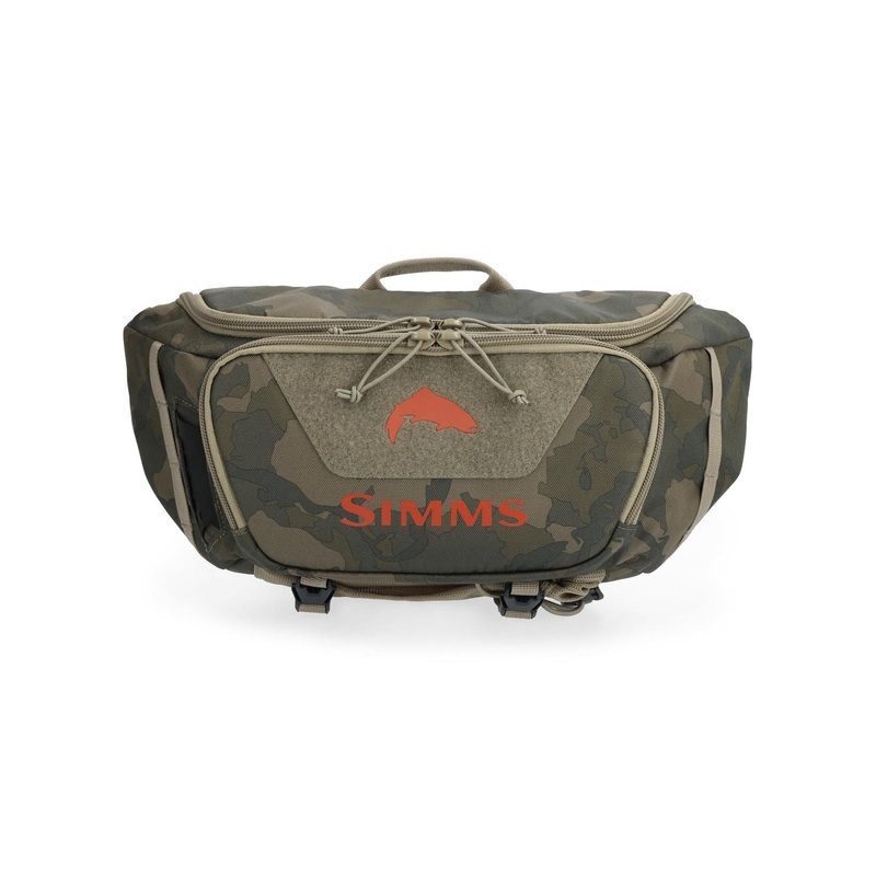 SIMMS TRIBUTARY HIP PACK REGIMENT CAMO OLIVE DRAB