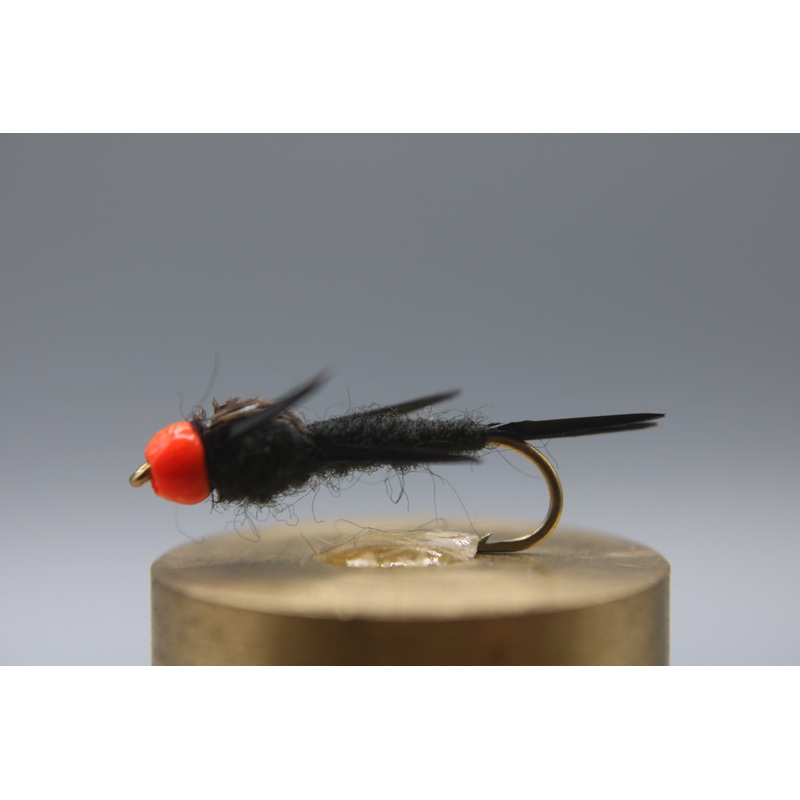 Bead Head Stonefly Nymph Hot Head Black
