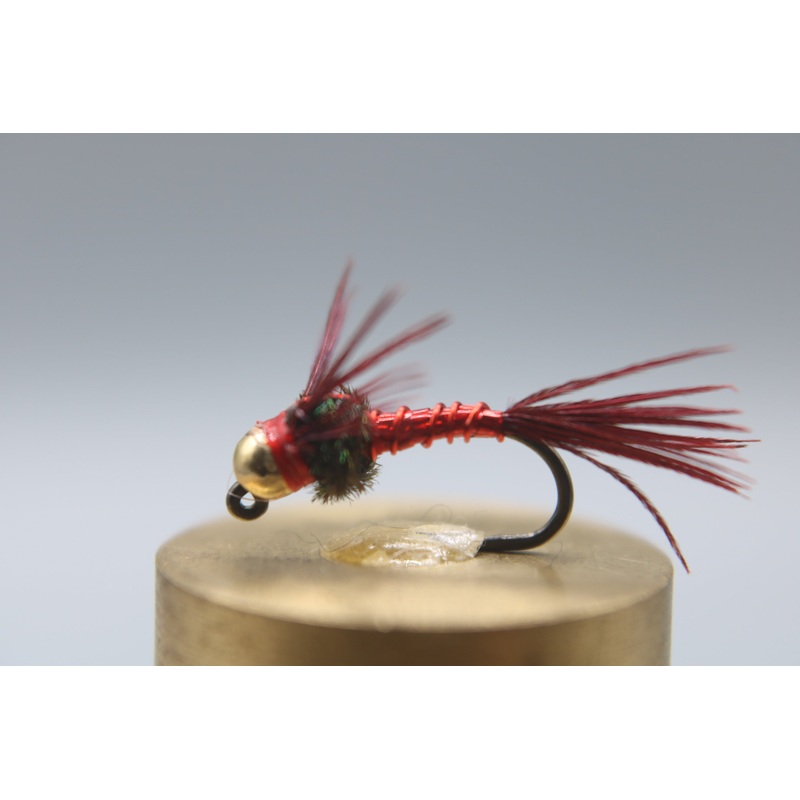 Tungsten Bead Barbless Jig Lightening Bug
