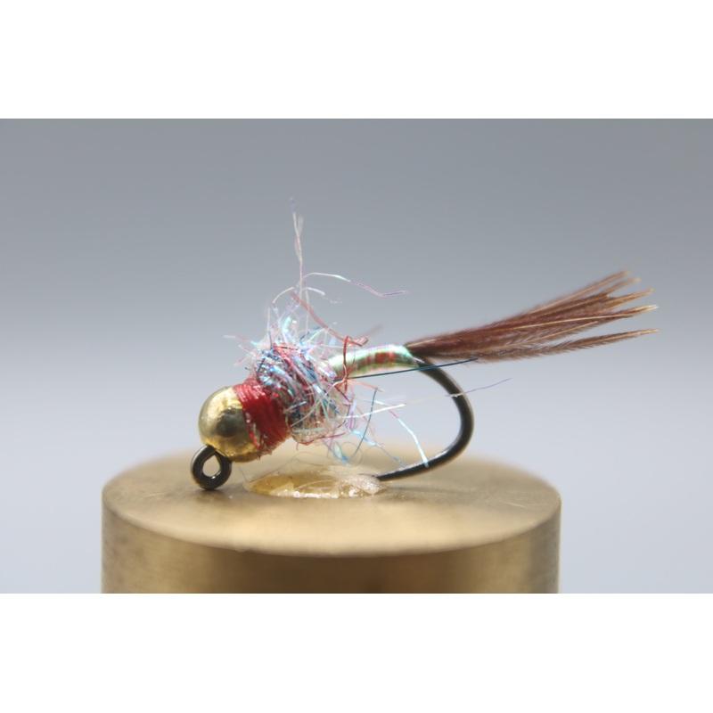 Tungsten Bead Barbless Jig Rainbow Warrior