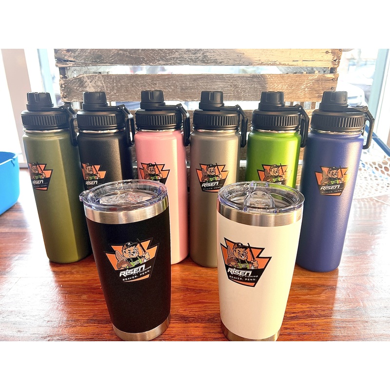 Beaver, Pa logo Water Bottles