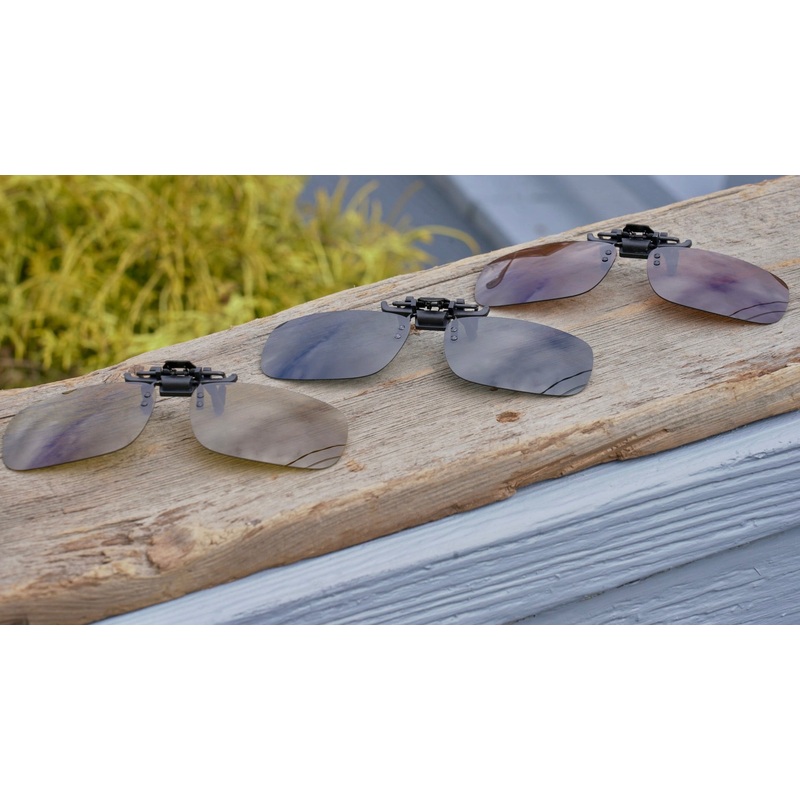 Clip on Polarized glasses and magnifiers