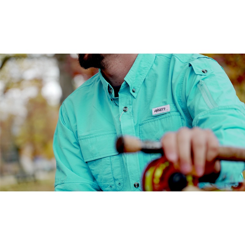 Long sleeve UPF 50+ fishing shirt