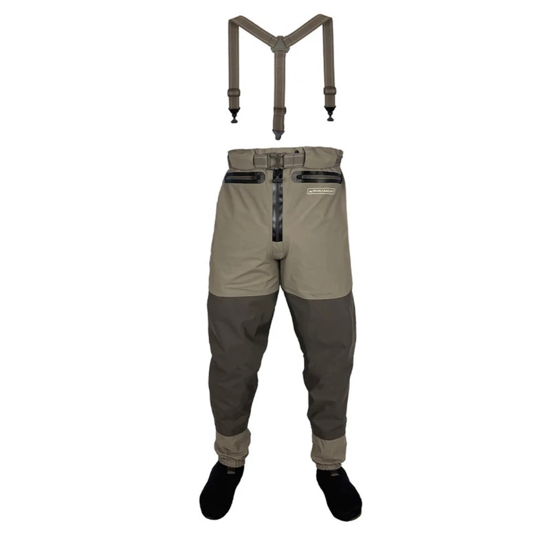 Paramount Slate Zippered Waist High Guide Pant