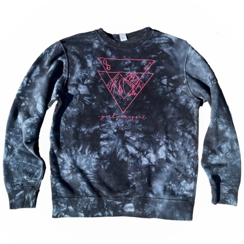 Girls With Grit Crystal Tie-Dye Sweatshirt
