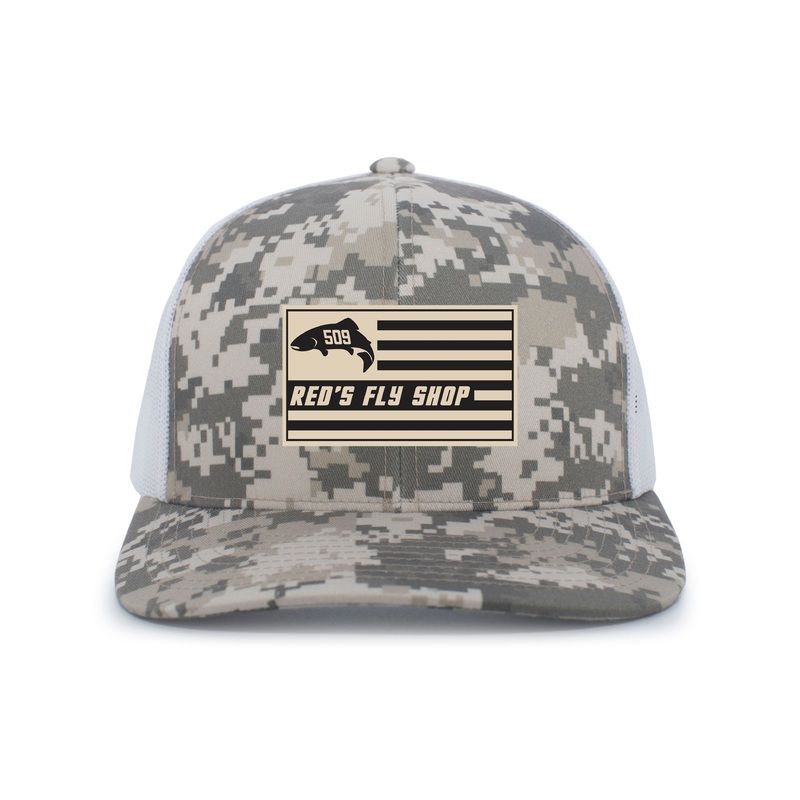 // Flag Logo Camo Hats