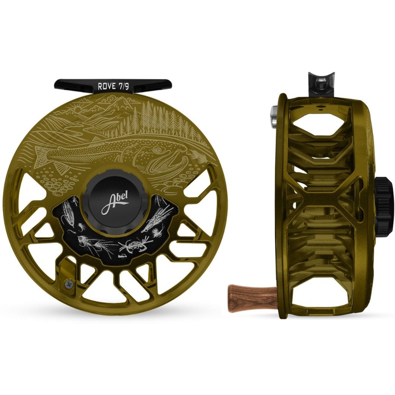 Abel Rove Fly Reel // Satin Dark Olive Underwood Swing