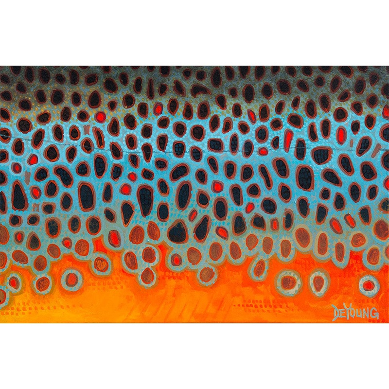 DeYoung Brown Flank Buck Canvas Print