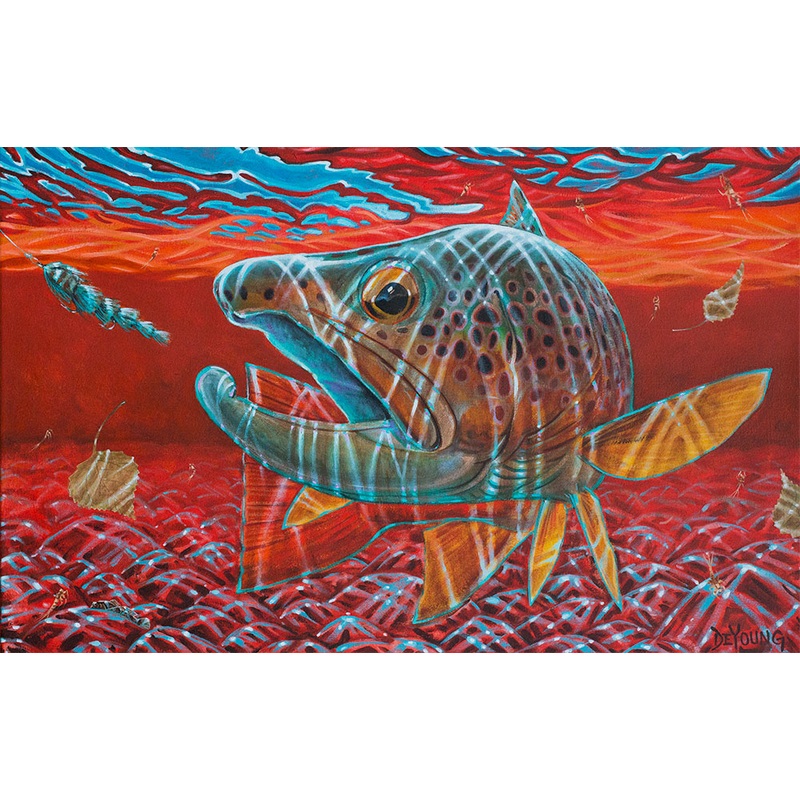 DeYoung Brown – Forest Fire Canvas Print