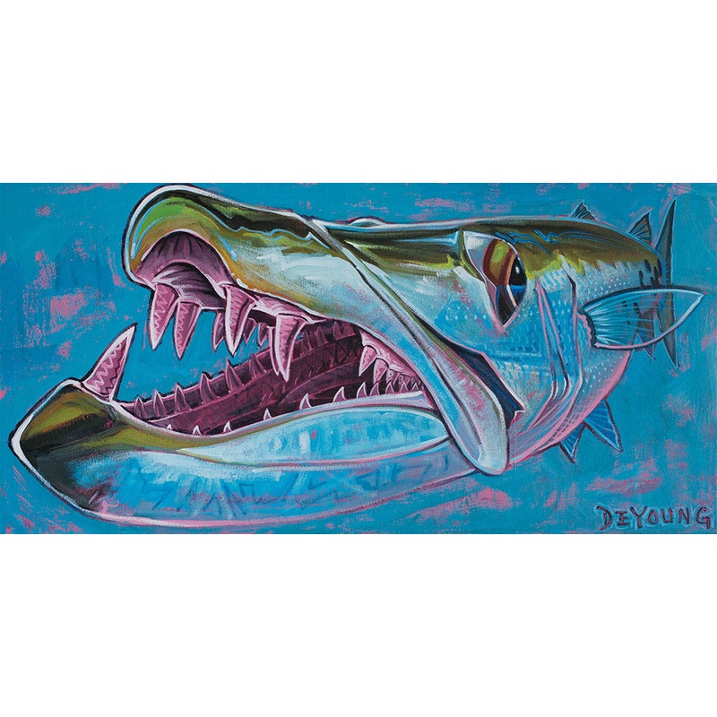 DeYoung Cuda Teeth Canvas Print