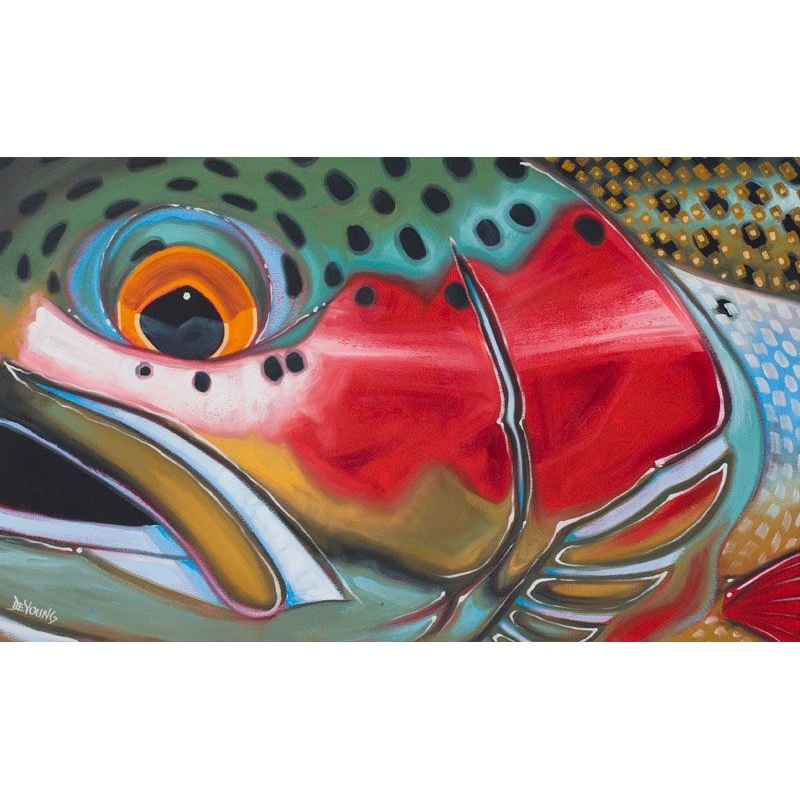 DeYoung Steelhead Oregon Canvas Print