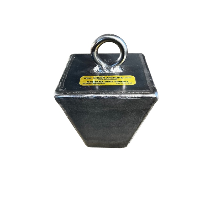 4 Sided Pyramid Green Anchor