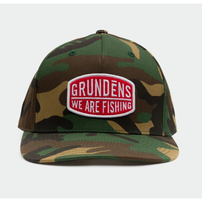 Grunden’s We Are Fishing Camo Trucker