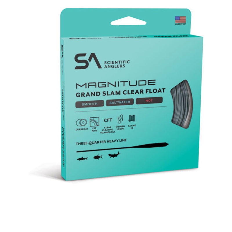 Scientific Anglers Magnitude Smooth Grand Slam 10′ Clear Tip Floating Line