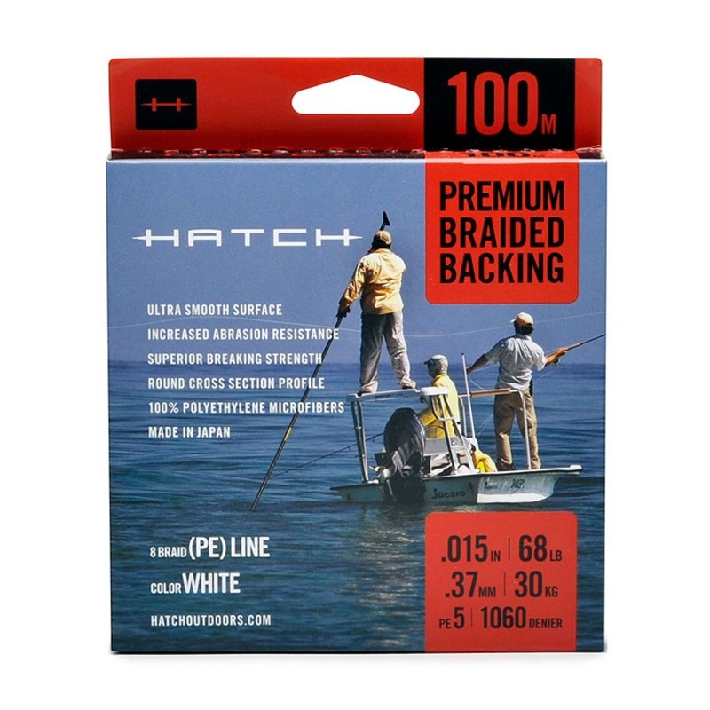 Hatch Premium 68# Saltwater Fly Line Backing
