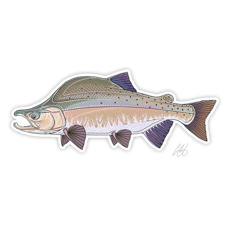 Casey Underwood Pink Salmon Decal