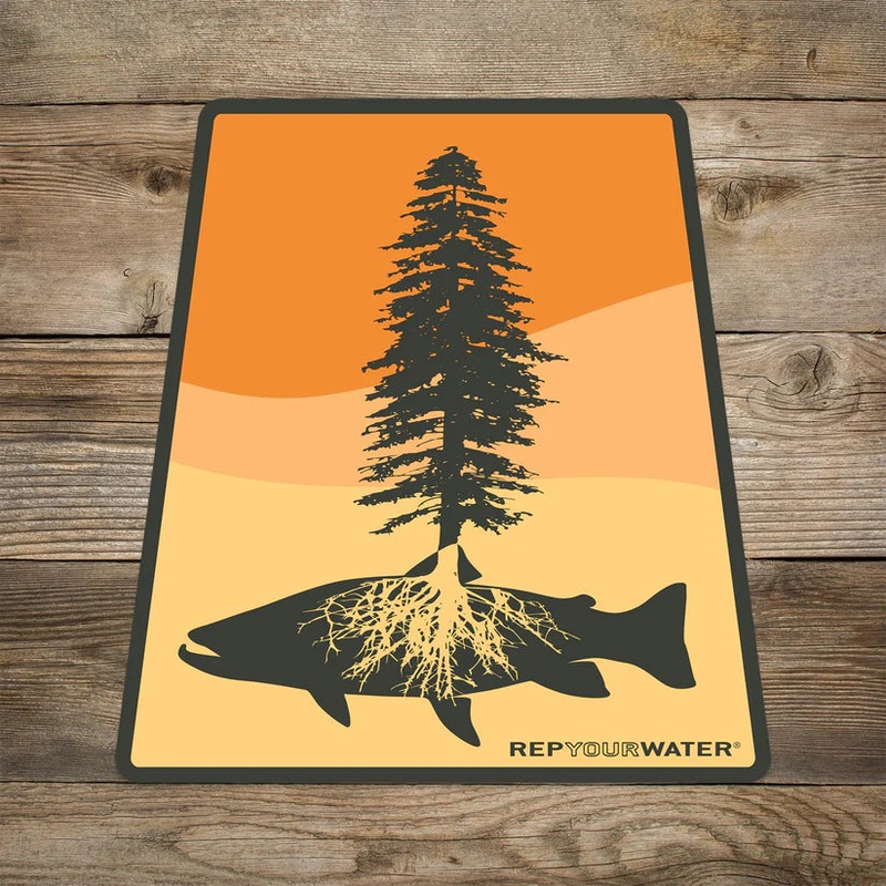 Rep Your Water “Fly Fishing Roots” Sticker